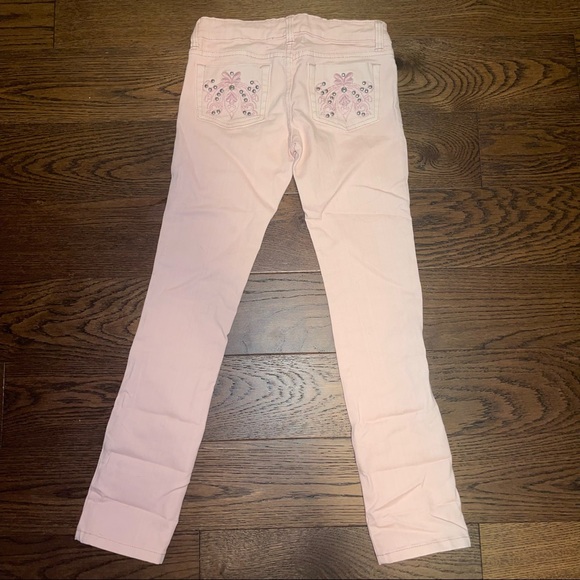 Juniors SIZE 8 OLD NAVY PINK DENIM JEANS - Picture 5 of 5